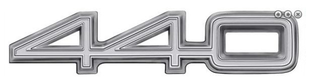 Letters Quarter Panel 68 Coronet 440 "440"