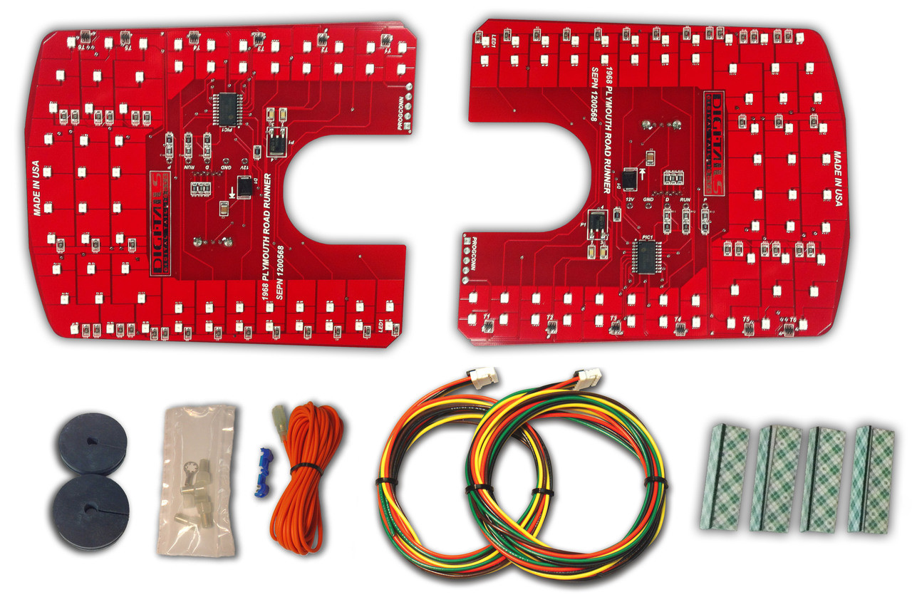 LED Tail Light Bulb Panels 68 Roadrunner & Satellite & GTX