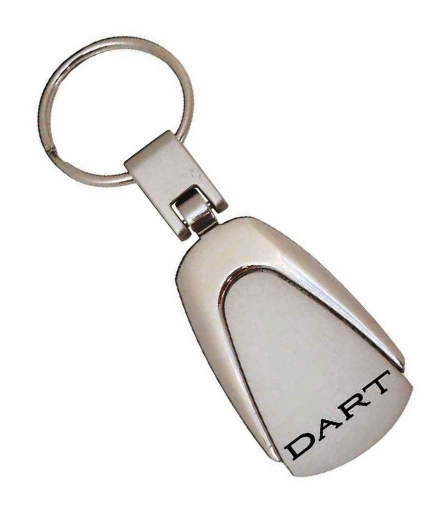 Key Chain Chrome Tear Drop Dart