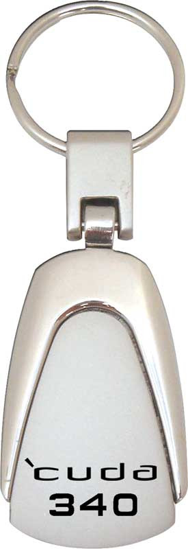 Key Chain Chrome Tear Drop 340 Cuda