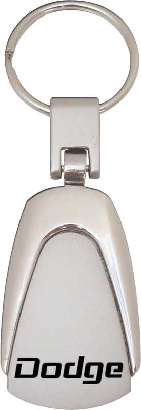 Key Chain Chrome Tear Drop Dodge
