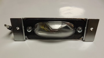 License Lamp Assembly 68-69 Barracuda & 67-72 Dart & 65-67 Satellite &  67 GTX & 68-70 Dodge B Body & 70-74 Challenger