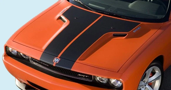 2008-14 Challenger 2-Piece Hood & Header Panel Stripe Kit