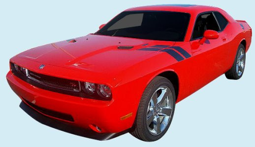 2008-2014 Challenger Hood to Fender Stripe Kit