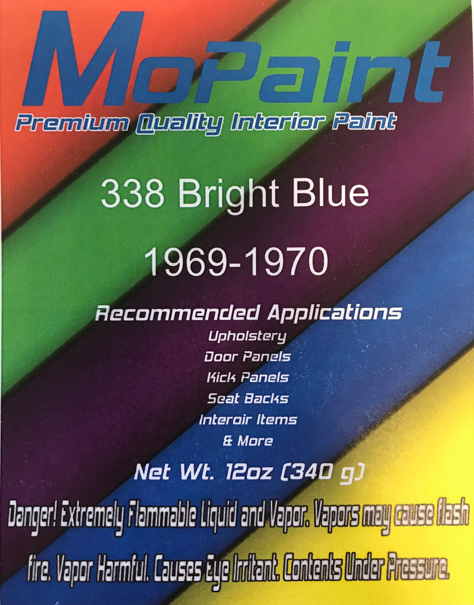 Bright Blue 69-70 Interior Paint 12oz Spray Can