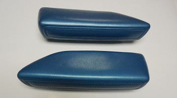 Arm Rest Pads Rear 68-70 B Body Convertible Dark Blue