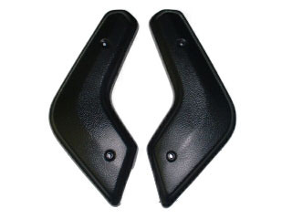 Bench Seat Hinge Covers 68-69 A & B Body Black