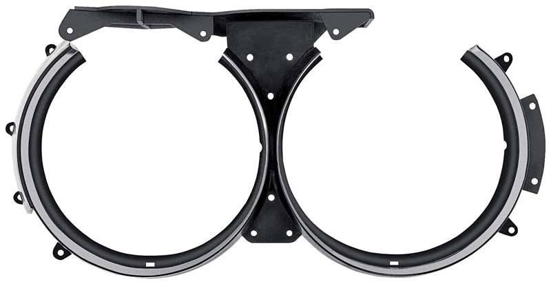 Headlamp Shield  1972 Dodge Charger LH w/o Concealed Headlamps