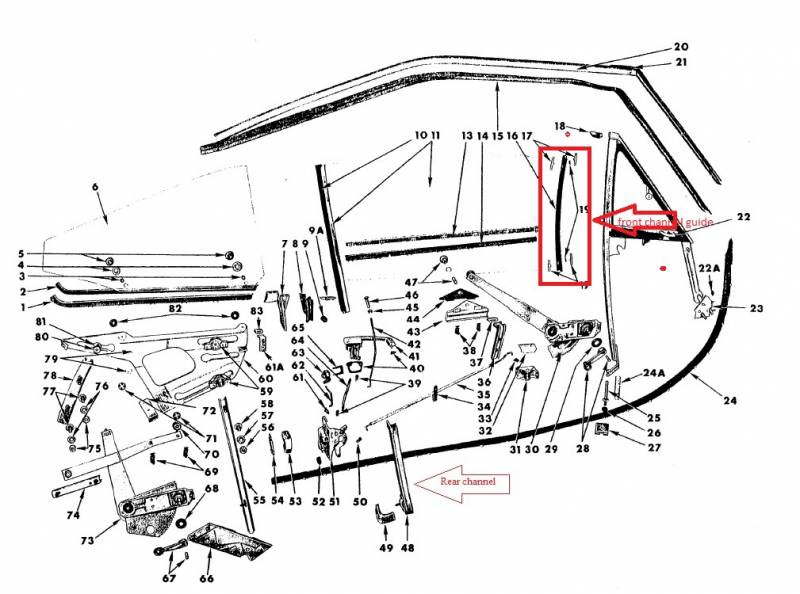 Division Bar Liners 67-74 A Body & 66-70 B Body & 66-71 C Body (New Tooling)