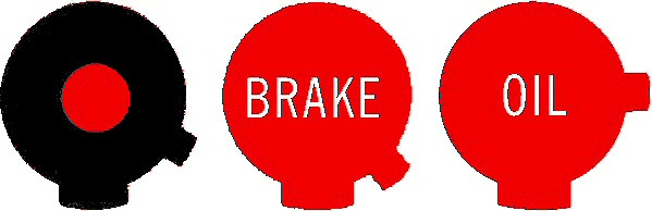 Indicator Lens Set 71-74 E Body w/Std Dash