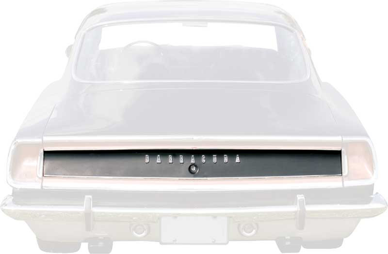 Trunk Finish Panel 69 Barracuda Formula S