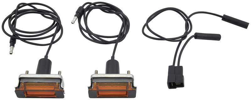 Hood Mounted Turn Signal Lens Assemblies 68-69 Charger 