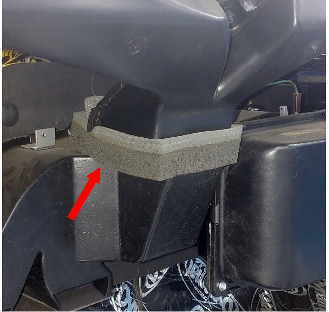 E Body Heater Duct to Defrost Duct Gasket