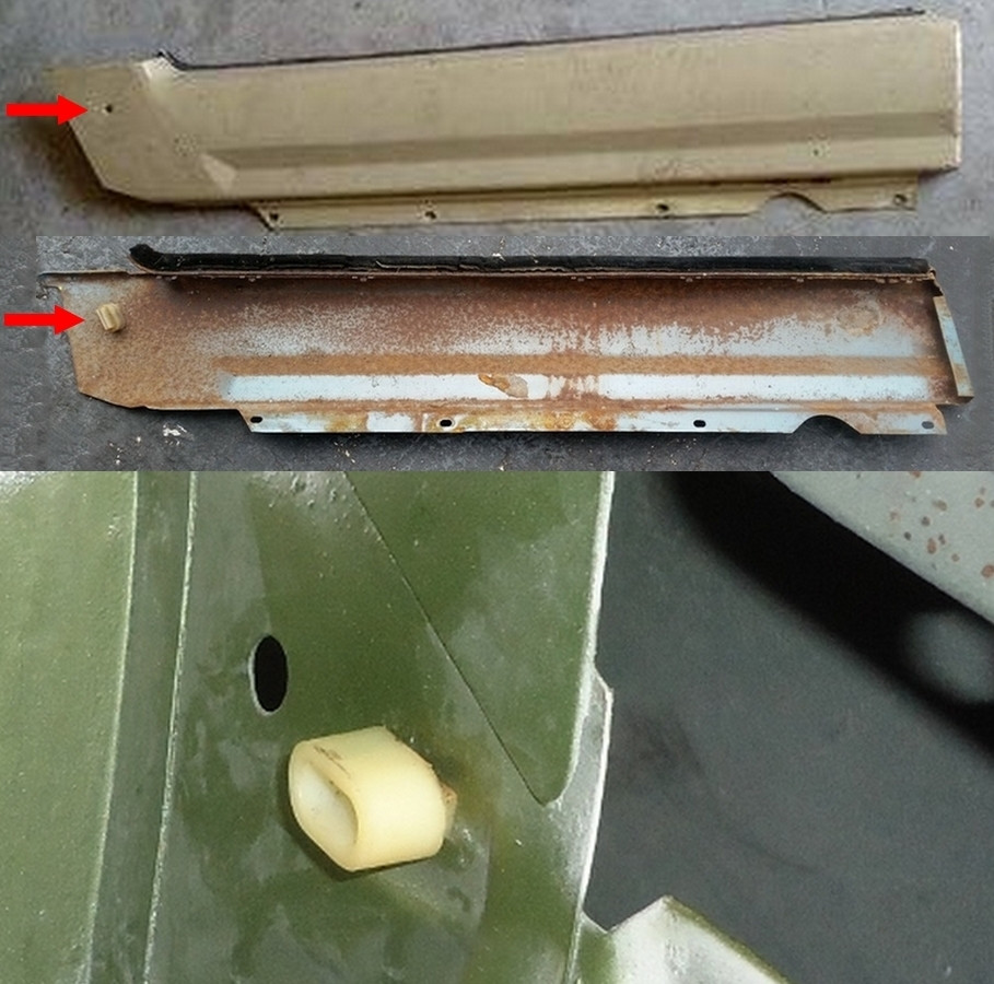 Spacer Upper Rear Metal or Pad 67-71 Dart & 70 Charger