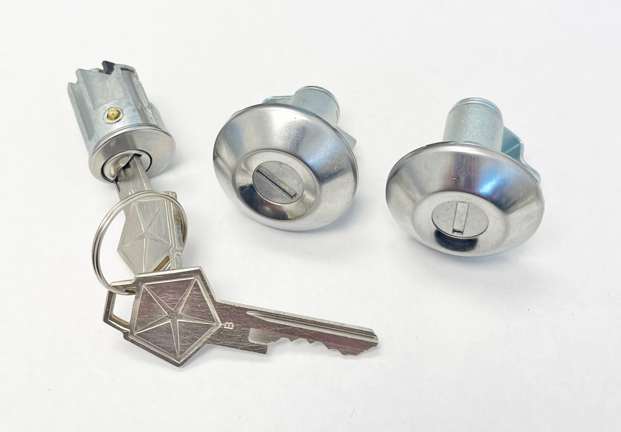 Ignition & Door Lock Set 62-65 B Body w/OEM keys