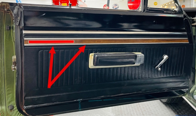 Woodgrain Door Panels & Rear Panels 69 Coronet 500 & R/T & SuperBee