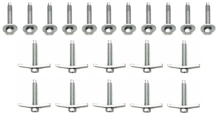 Bolt Kit Convertible Top Tack Strip 68-70 B Body