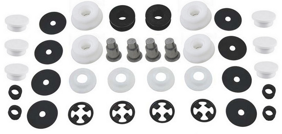 Quarter Window Hardware Kit 66-67 B Body Conv