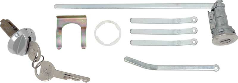 Glovebox & Trunk Lock Set  71-72 B Body w/OEM Keys