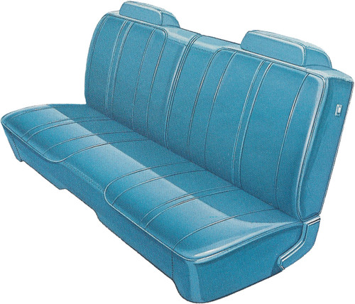 1971 Satellite & Roadrunner Front Split Bench Standard