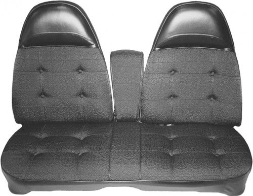 1974 Satellite Sebring Plus Rear Bench Cloth NOS Ember Gold