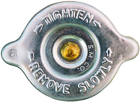 Radiator Cap 64-69 All Mopar Correct 16lbs w/Small Rivet