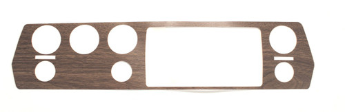 Woodgrain Dash 72-76 Dart Duster w/o EGR Light, w/o Light/Wiper Indicator Lights & w/Seat Belt Light