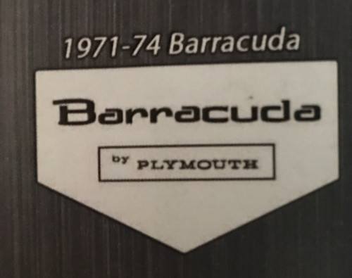 71-74 Barracuda by Plymouth
