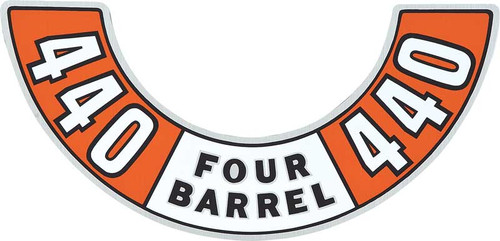 Decal Air Cleaner 72-74 440 Four Barrel