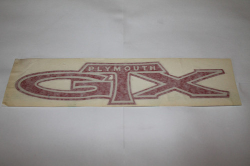 1971 "Plymouth GTX" Deck Lid