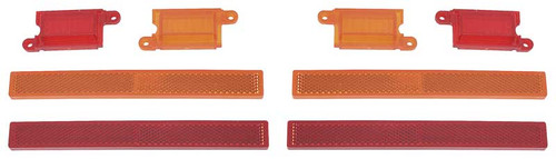 Side Marker Lenses Front 70-71 Barracuda