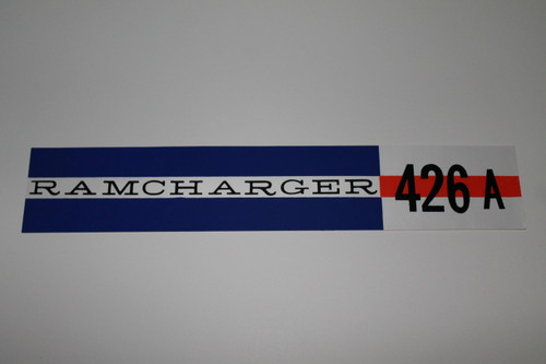 Valve Cover Decals 63-64 Dodge "Ramcharger 426-A"