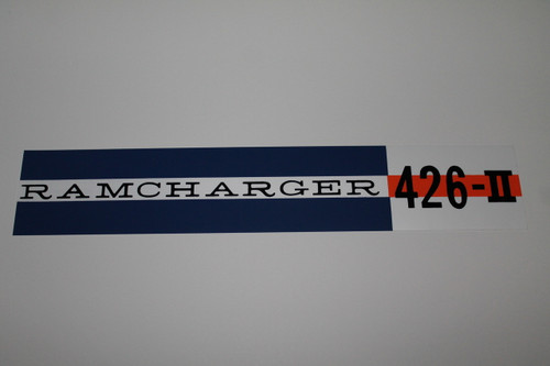 Valve Cover Decals 64 Dodge "Ramcharger 426-II"