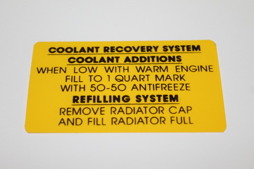 Coolant Recovery System 73 Chrysler 400
