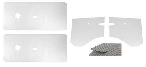 Door Panel Watershields Front & Rear Panels 66-70 B Body Hdtp