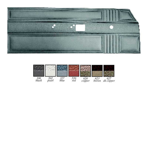 1967 Belvedere II Bench Style Front Panels NOS Dk. Brown