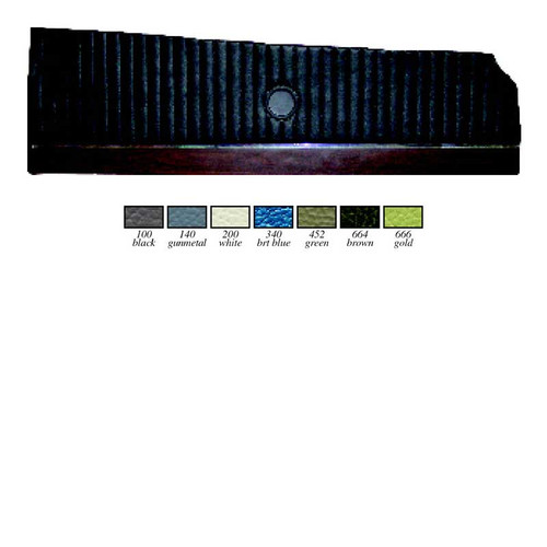 Rear Panels Upper 71 Charger R/T & 500 Bucket & Bench Style