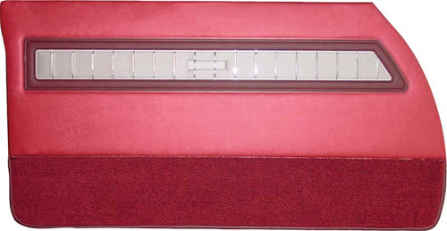 1965 Coronet Bucket Style Rear Door Panels Conv Met. Fawn