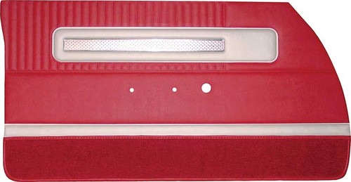 1964 Polara 500 Bucket Style Front Door Panels Pre-Assembled Lt. Met. Blue/Met. Turquoise