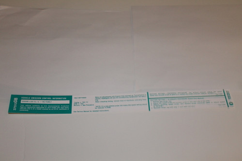 Decal Emissions 73 225 AT/MT #3751308