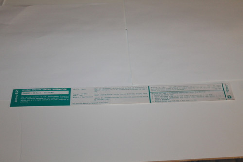 Decal Emissions 74 400 AT/MT #3830262