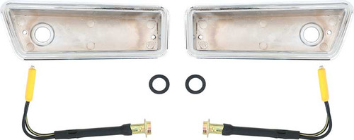 Side Marker Bezels Front 70 Charger w/Pigtails