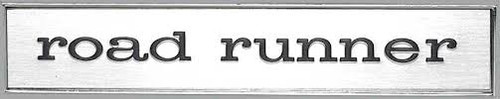 Emblem Door 68 Roadrunner