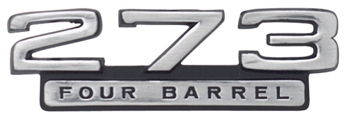 Emblem Fender 66-67 Dart "273 Four Barrel"