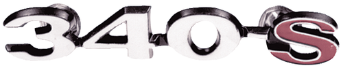 Emblem Fender 69 Barracuda "340-S"