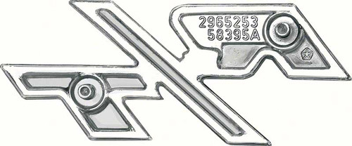 Emblem Tail Panel 70 Charger R/T "R/T"