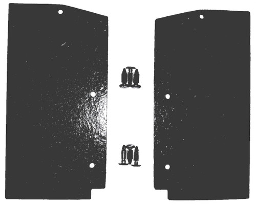 Fender Splash Shield 71-74 Plymouth B Body Top of Door Hinge