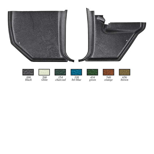 Kick Panels 68-70 B Body Factory Colors