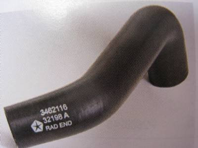 Upper Radiator Hose 70 E Body w/440 & 440-6 with 22" Radiator -  #3462116