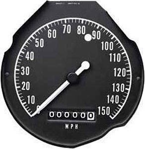 Speedometer Gauge 150 MPH 68-70 Dodge B-Body & 70 Plymouth B Body Rallye Gauges